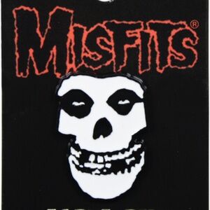 NWT Misfits Enamel Pin - Crimson Ghost Skull - Punk Rock Music Band Apparel Gift